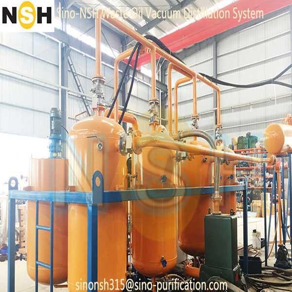 Cheap Remove Impurities Waste Oil Recycling Plant Vacuum Distillation Equipment for sale