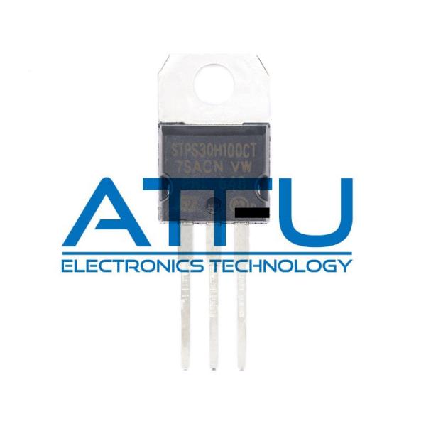 Cheap Low Leakage Current Power Rectifier Diode / Power Schottky Rectifier 100 V STPS30H100CT for sale