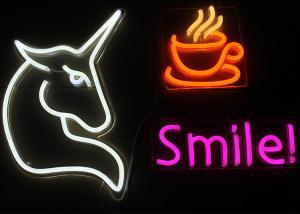 Best Bar / Restaurant Custom Neon Signs 100000 Hours Long Lifespan wholesale