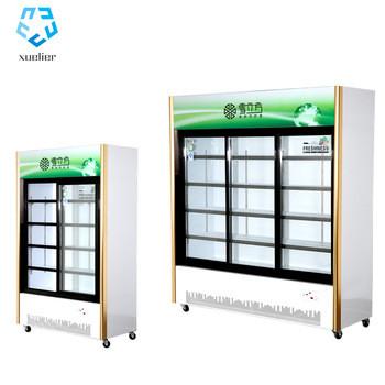 Cheap Refrigerated Wine Sliding Door Display Fridge 768L for sale