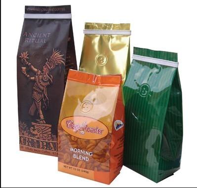 Cheap PET / AL / PE Gusset Foil Bag Packaging Recycled with Zipper for sale