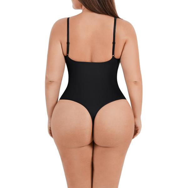 Plus Size Seamless Sculpting Covered Open-Back Bodysuit Full Body Shaper for Women