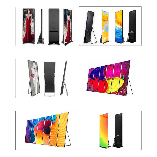 Digital Led Poster Screen 640x1920mm Standing Led Display