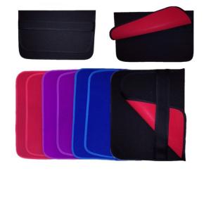 Best Unique Neoprene PC Laptop Sleeve Bags 17 Inch Flip Style With Elastic Band wholesale