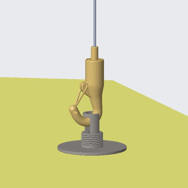 Brass Stainless Steel Wire Snap Hook Cable Hanging System For Acoustic Ceiling Baffle
