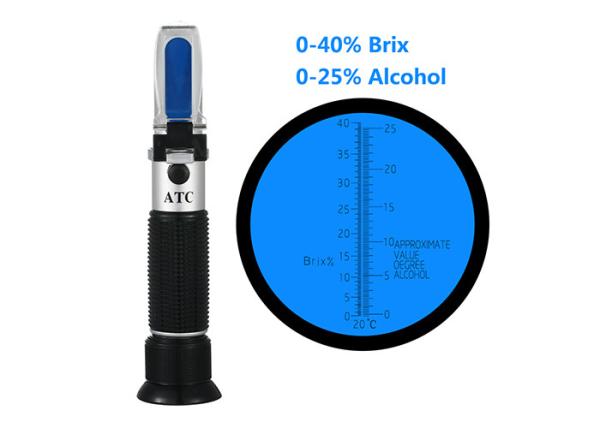Cheap Specific Gravity Hand Held Sugar Refractometer Veterinary Use Temperature Compensation for sale