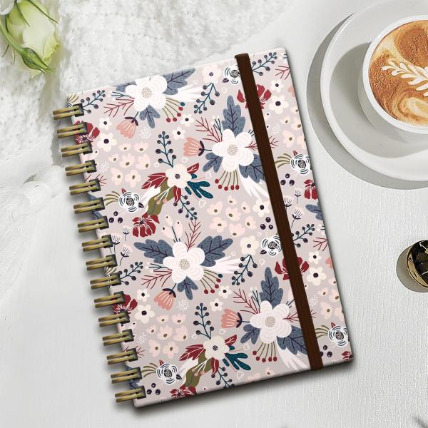 5.8 X 8.3 Inches Custom Journal Notebook with Monochrome Color Scheme