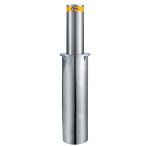 China SS304 Semi Automatic Bollards 220V With Reflective Warning Tape on sale