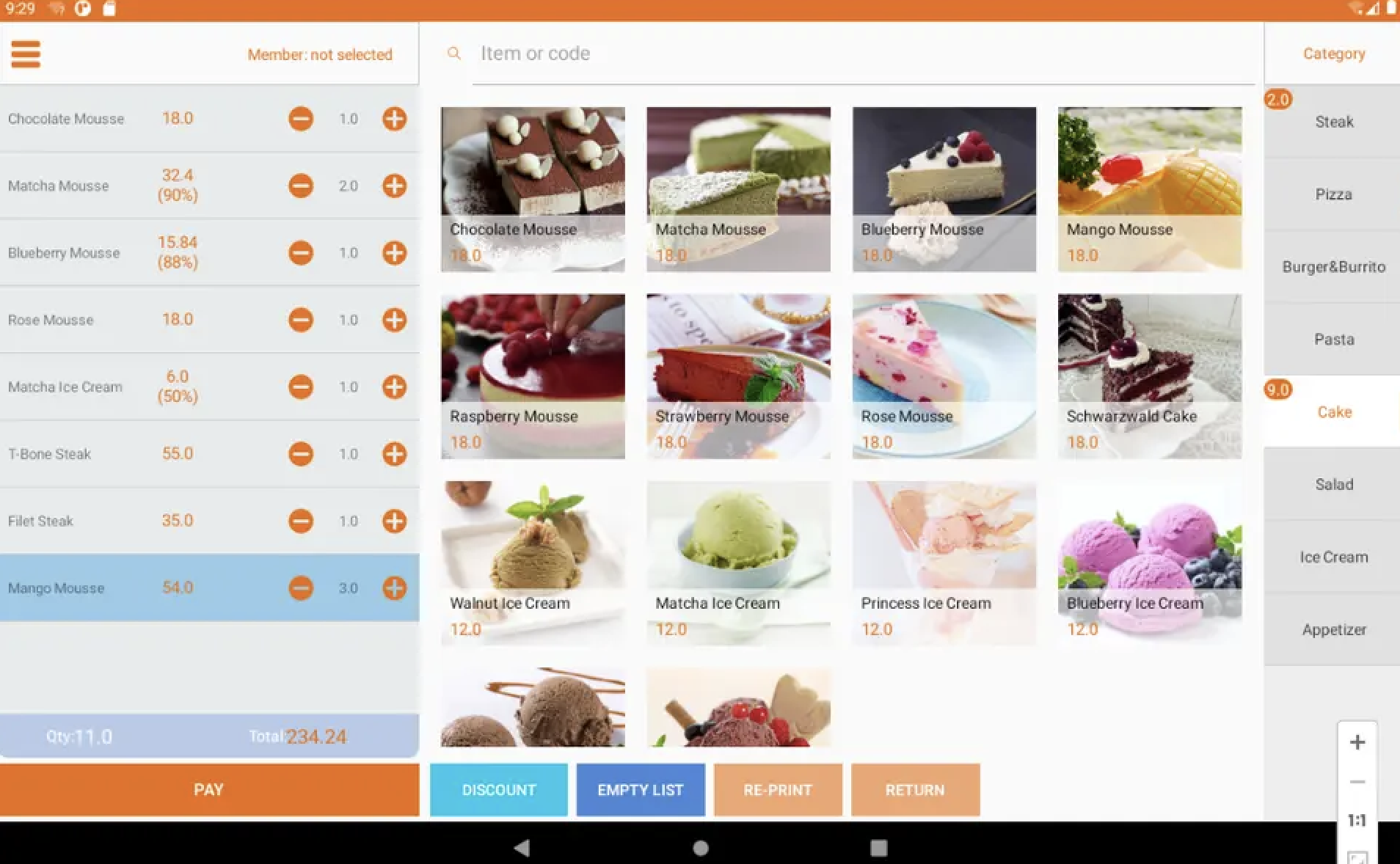 App Interface Free Support Online Software POS Management with Checkout and Label Printing