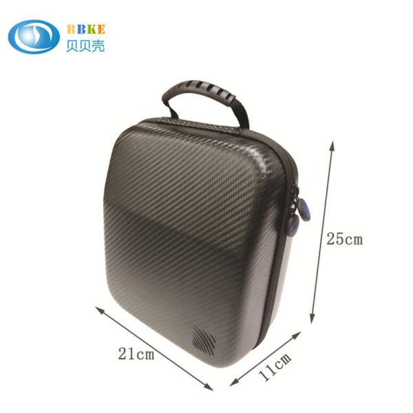 Portable EVA Headphone Case , Hard Shell Earphone Carrying Case PU + EVA