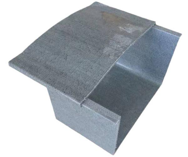 Cheap Grey Colour Steel Simulated FRP Cable Tray Customized Angle Trunk for sale
