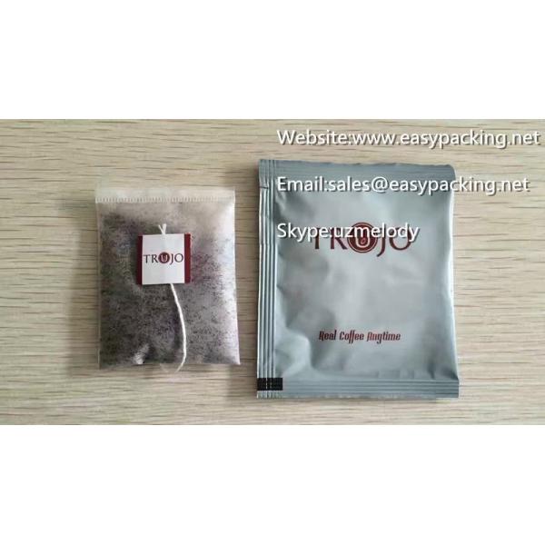 automatic filter bag coffee packing machine with thread and tag and envelop