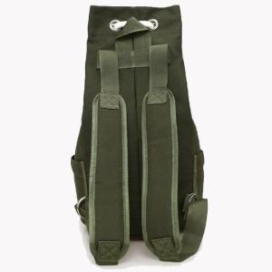 Large Capacity Canvas Drawstring Baseball Bucket Backpack