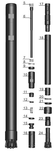 Dual Wall Drilling 3" And 3.5" Remet 3.5 RC Hammer Collect Dry Sample