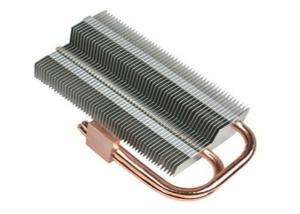 China Stamping Processing Copper Pipe Heat Sink Aluminum Silver on sale