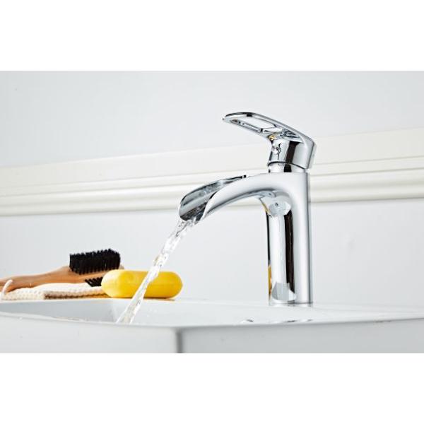 Under Counter Waterfall ODM Silver Electroplated SUS Faucet