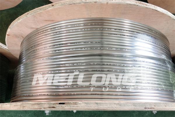 Cheap Annealed Capillary Line Stainless Steel Capillary Tubing Without Orbital Welds for sale