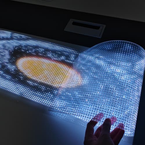 Eco-Friendly Transparent LED Display Screen Flexible Adhesive Video Wall 3D Screen for Retail Window Exhibition Hall Advertising Display Screen