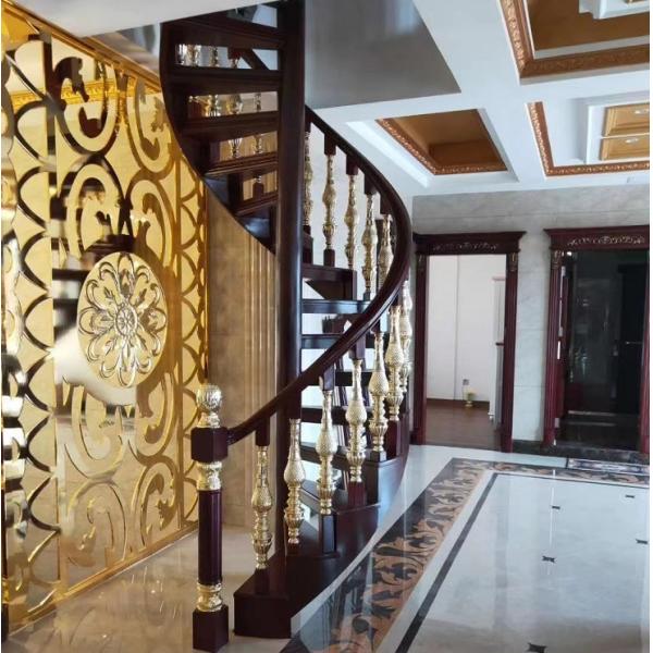 Metal frame inlaid art glass indoor decorative room divider screen