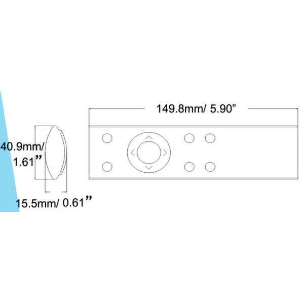 IP45 Smart LED Light Controller Plastic Smart Light Remote Control