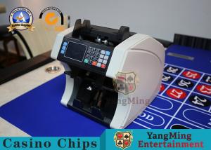 Best Custom Bill Counting Machine Casino Game Accessories / Portable Cash Counter Front Loading wholesale