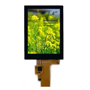 Touch Screen LCD Module 2.4 Inch Sunlight Readable Display, 2.4 Inch All Viewing Angle LCD Touch Screen