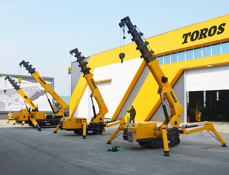 EPA Certified Spider Lifting Equipment Compact Structure Energy Efficiency