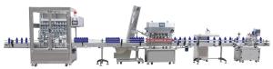 BOV Bottle Filling Capping And Labeling Machine , Bottle Filling Capping Machine