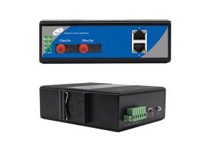 10/100Mbps Ring Loop Ethernet Fiber Switch with 2 Fiber and 2 Ethernet Ports