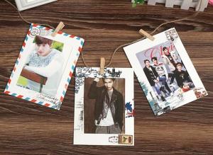 Best 6inch vintage style hanging paper photo frame wholesale stamped paper wholesale