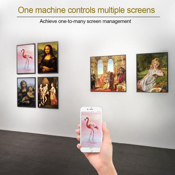 75KHZ Multi Touch Advertising Panel Wall Mounted Signage Screen