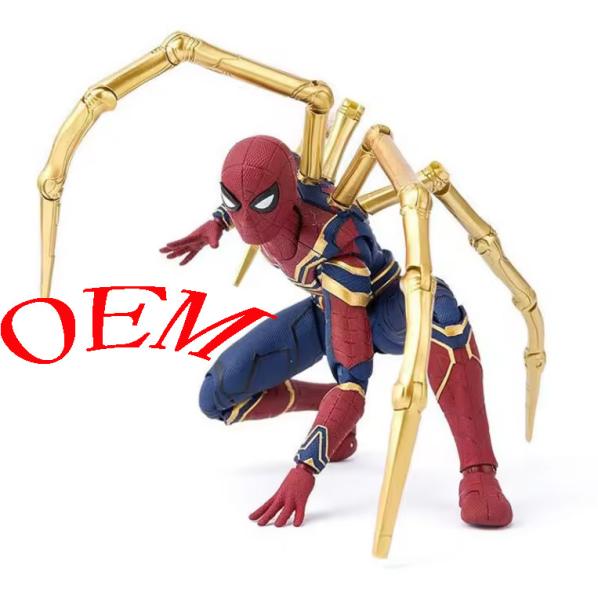 Custom Spider Man Plastic Action Figure Spider Man Collectible Model 15 Cm