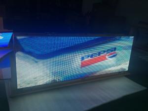 Best Video Function led car sign / Outdoor Usage 5mm digital taxi advertising wholesale