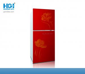 Best VCM Red Top Freezer Refrigerators CE Mute 6 Cubic Feet Fridge Double Glass Door wholesale
