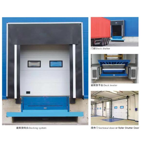 High Strength Safety Retractable Dock Shelter , Loading Bay Equipment