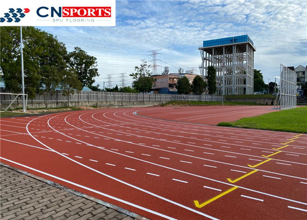 Athletics Rubber Running Track 13mm Synthetic Running Track