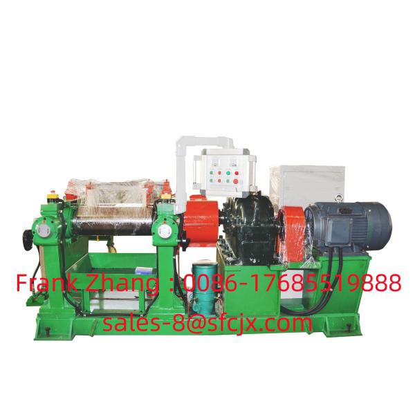 Cheap Variable Blade Speed Control 2 Roll Rubber Mixing Machine Customization for sale