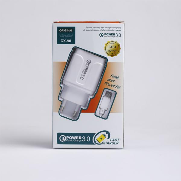 EU US Plug USB Charging Kit With Lightning Type C Micro Data Cable