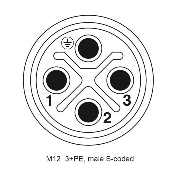 4P Circular Multipole M12 Waterproof Connectors PCB Quick Lock Type Metal Electrical Connector