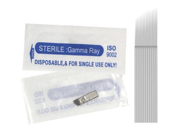 Cheap Eyebrow 3D Microblading Permanent Makeup Needle 15-Prong Curved Needles for sale