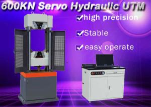 China 600KN 60 T Hydraulic Steel Bar Tension Strength Testing Machine Brick Compress Strength Tester on sale