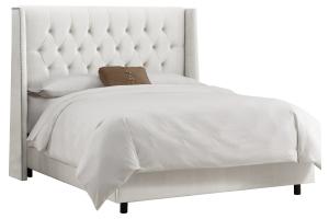 China tufted hotel chesterfield high back designer  french style antique king upholstered bed beds headboard on sale