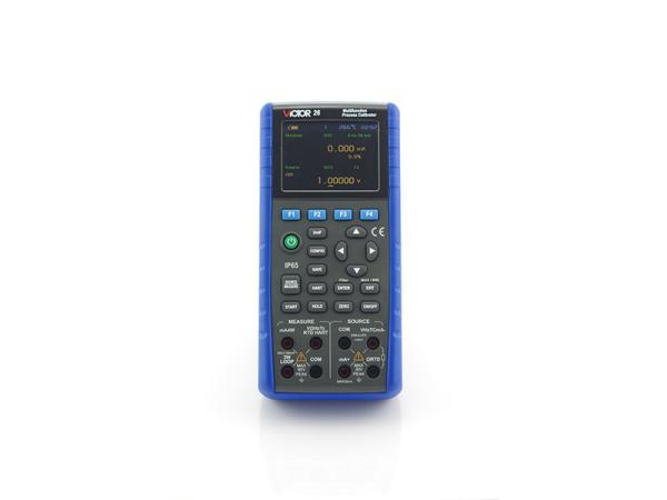 Cheap VICTOR 26 Multifunction Process Calibrator Signal Generator With Accuracy Of 0.01%  5 Digits Display 24V loop circuit IP65 for sale