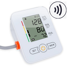 Portable Accurate Digital Sphygmomanometer With Voice Prompt Large Screen LCD Display's Digital BP Meter