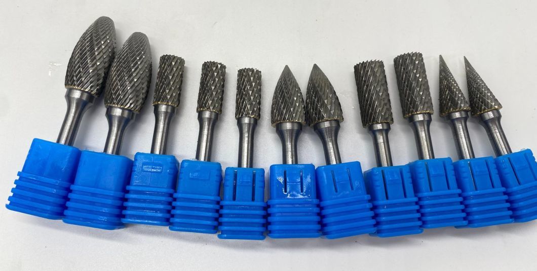 F1625m06X-45 Double Cut Tree Shape Radius End Burrs File 1/4&prime;&prime; Shank Tungsten Carbide Rotary Burrs
