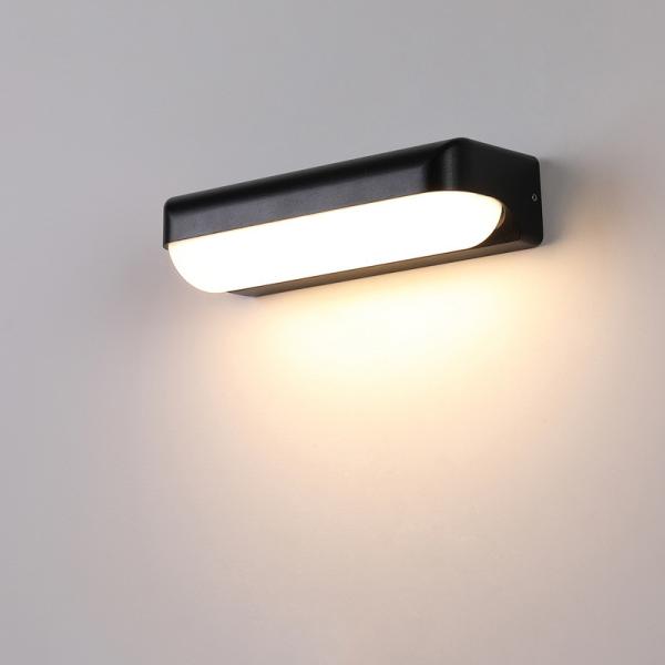 Cheap horizontal wall sconce 12W exterior stairway wall lighting fitting dooryard wall lamp light fixtures for sale