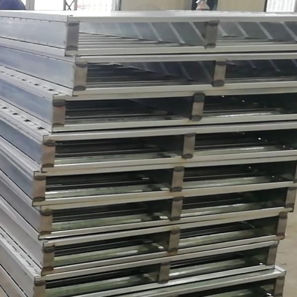 Durable Warehouse Steel Pallet Double Face For Forklift Access
