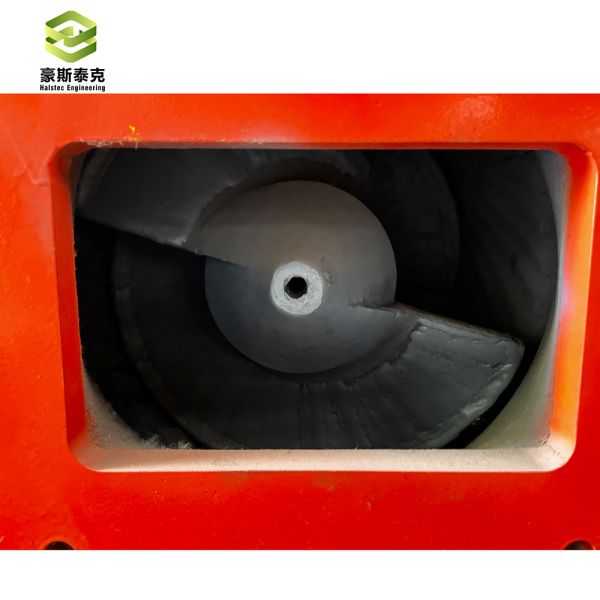 Double stage vacuum extruder: high density, excellent mud strip quality.