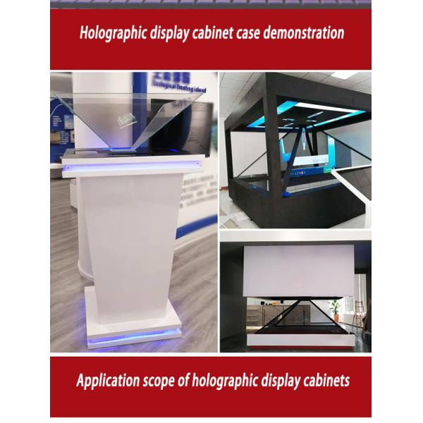 360 3D Hologram Box Display Interactive For Floating Product