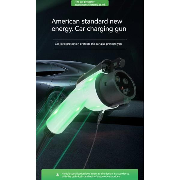 Undervoltage protection e-mingze 7KW Fast AC EV Charger 1-Phase Car Charging Station with 32A Output Current 3.5KW Power Output for US